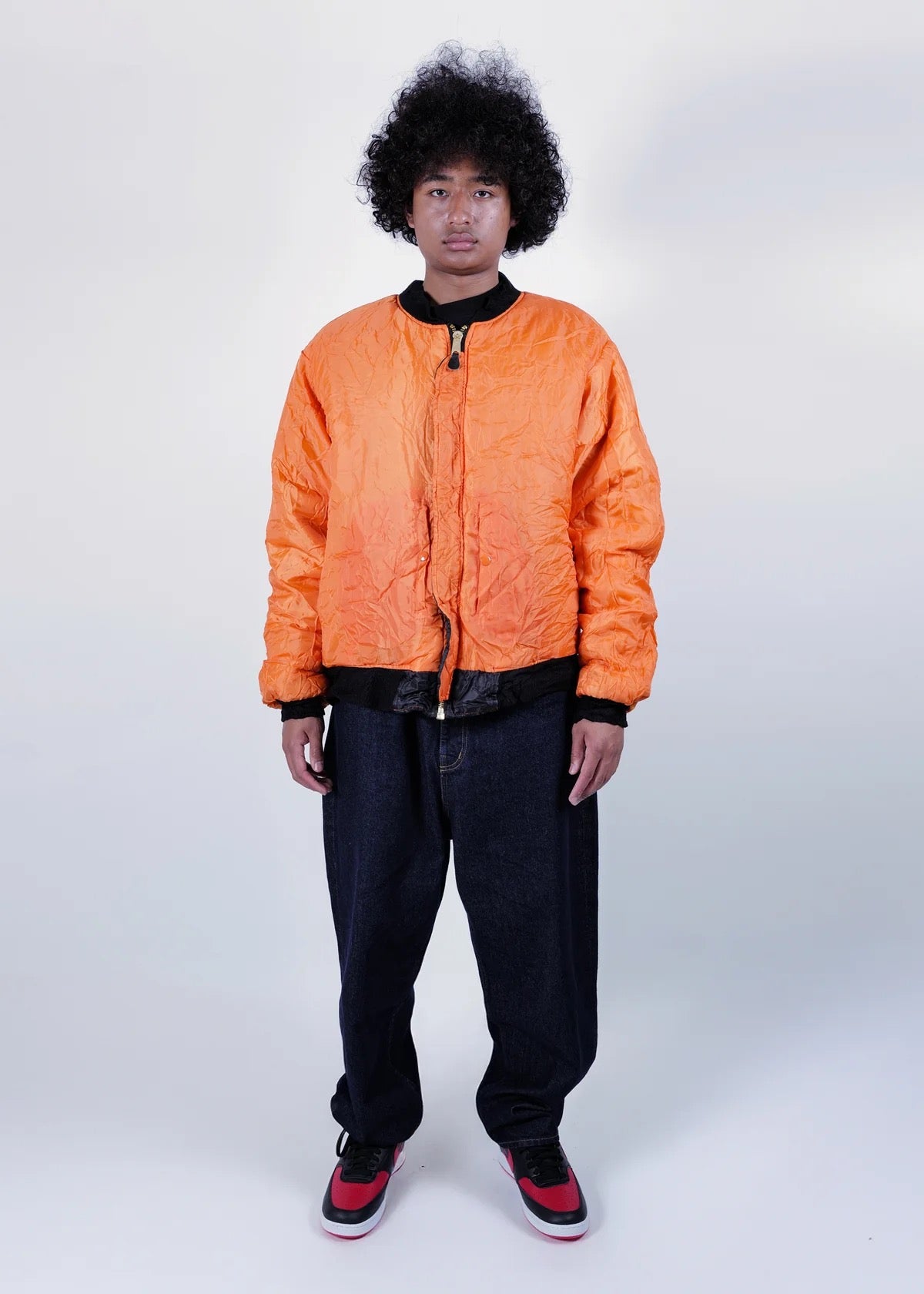 APPLEBUM (アップルバム)/ Wrinkled MA-1 Jacket リンクルド エム 