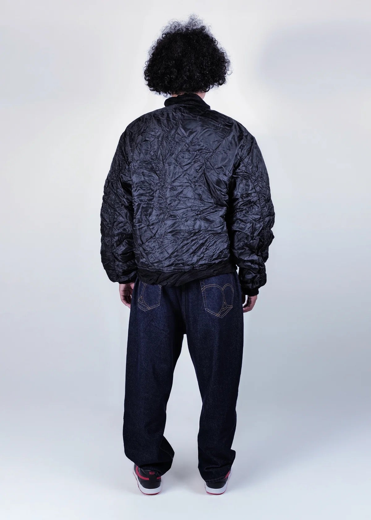 APPLEBUM (アップルバム)/ Wrinkled MA-1 Jacket リンクルド エム 