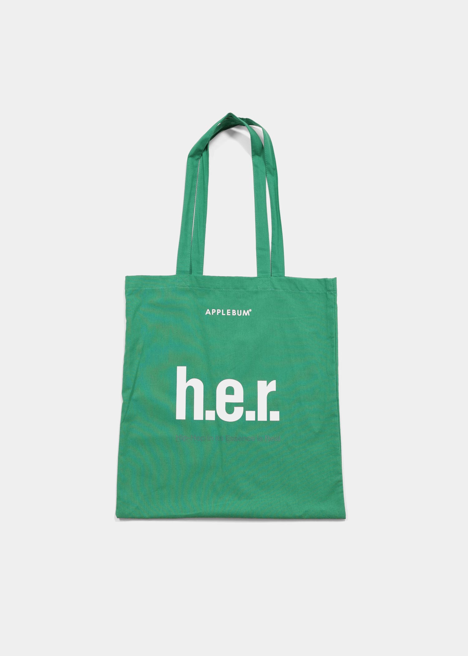 APPLEBUM (アップルバム) / “h.e.r.” Totebag “ハー” トートバッグ 
